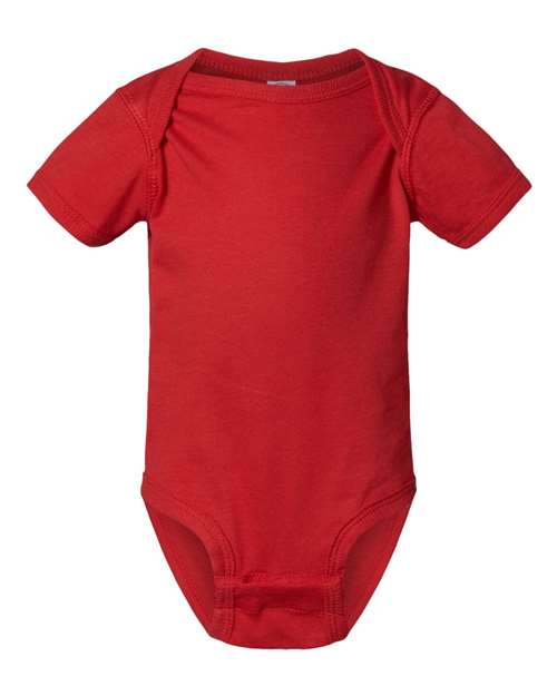 Infant Fine Jersey Bodysuit - Red Front