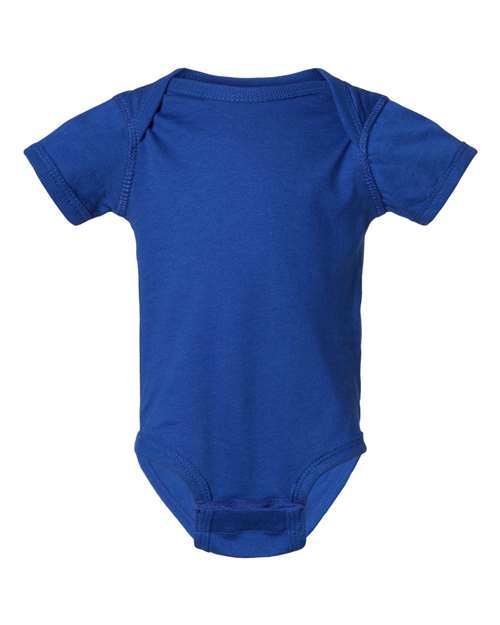 Infant Fine Jersey Bodysuit - Royal Front