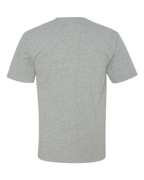 Unisex USA-Made Midweight Pocket T-Shirt - Dark Ash Back