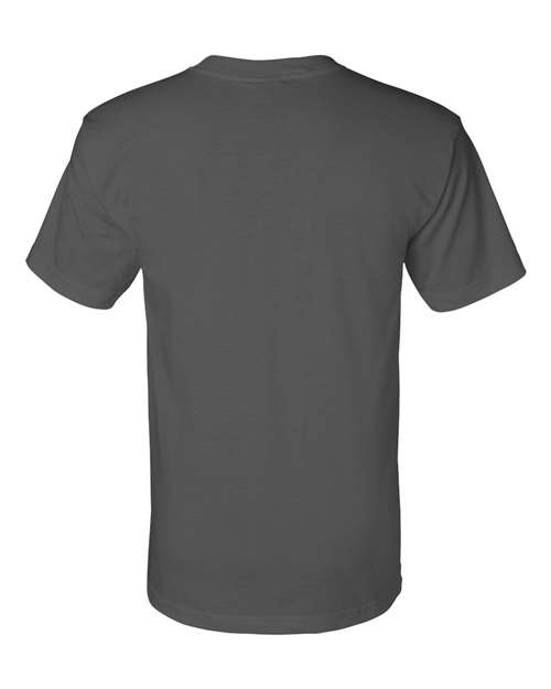 Unisex Union-Made T-Shirt - Charcoal Back