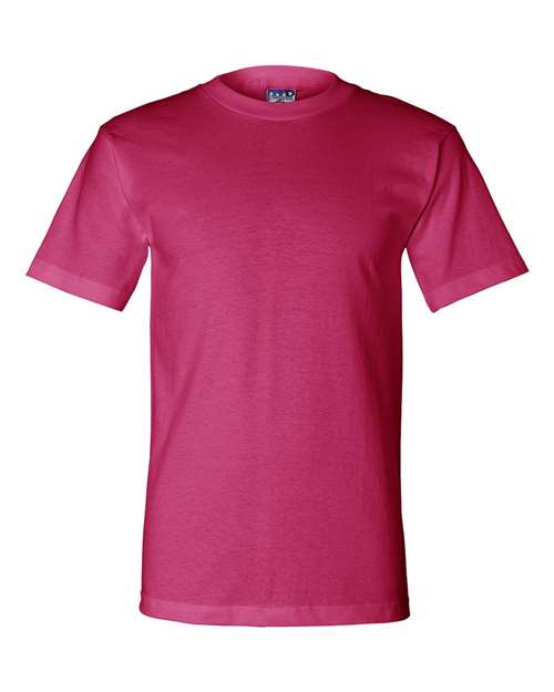 Unisex Union-Made T-Shirt - Bright Pink Front
