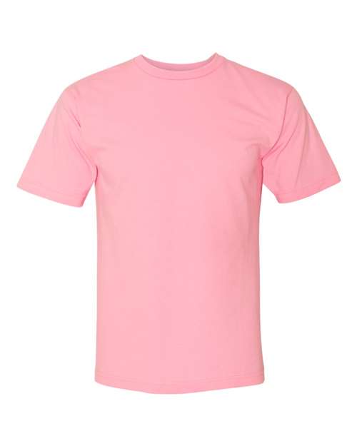 Unisex USA-Made Midweight T-Shirt - Pink Front