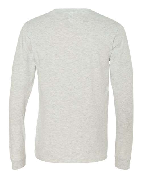 Unisex Jersey Long Sleeve Tee - Ash Back