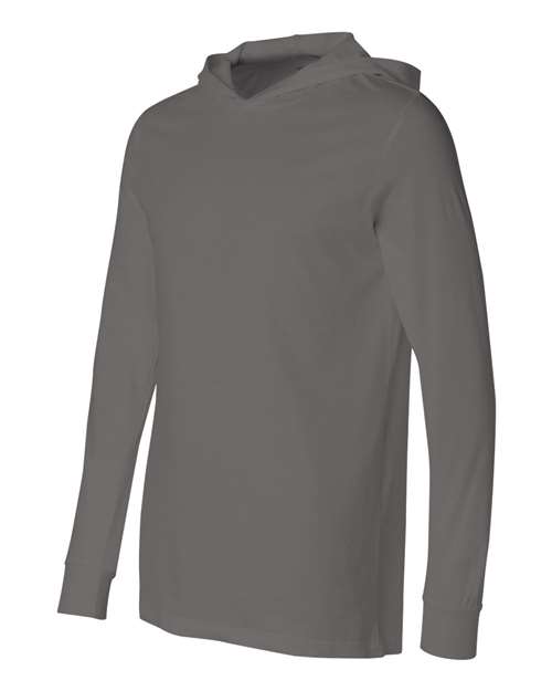 BELLA + CANVAS Unisex Jersey Hooded Long Sleeve Tee - Side