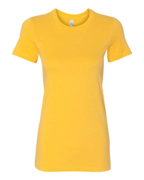 Women's Slim Fit Tee - Gold Front