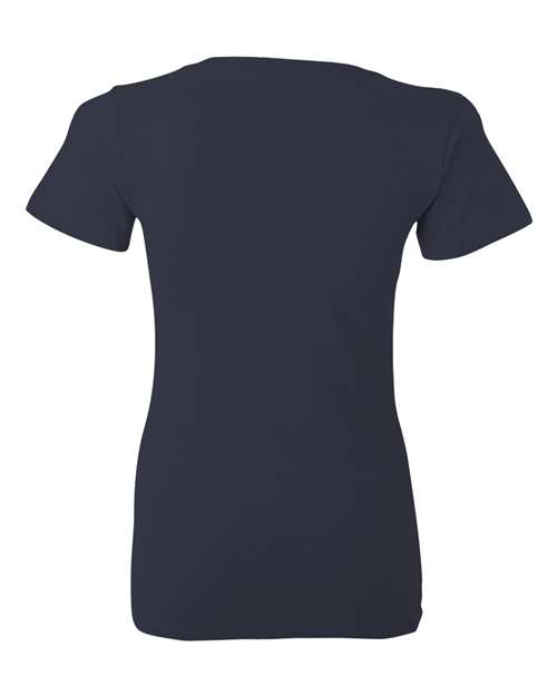Women’s Jersey Deep V-Neck Tee - Navy Back