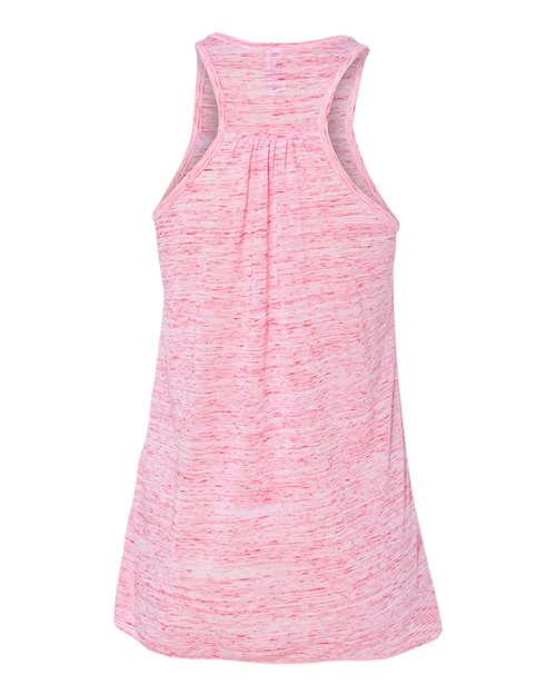 Women's Flowy Racerback Tank - Red Marble Back