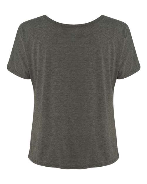 Women’s Slouchy Tee - Dark Grey Heather Back
