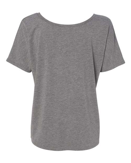 Women’s Slouchy Tee - Grey Triblend Back