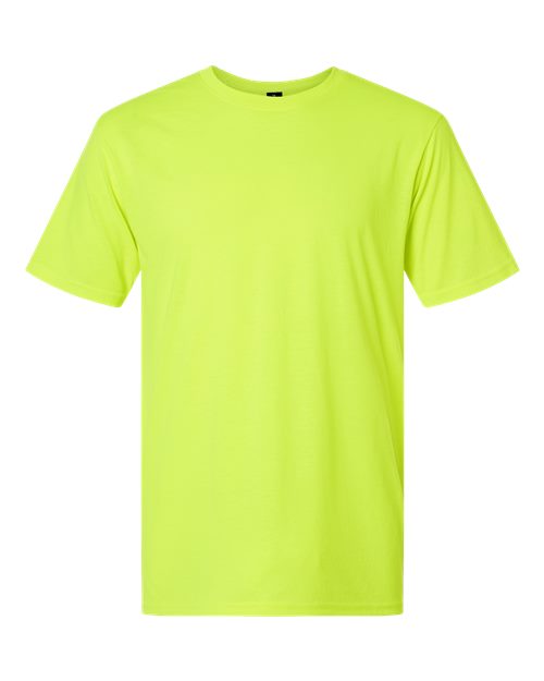 Gildan Unisex Performance® T-Shirt - Safety Green Front