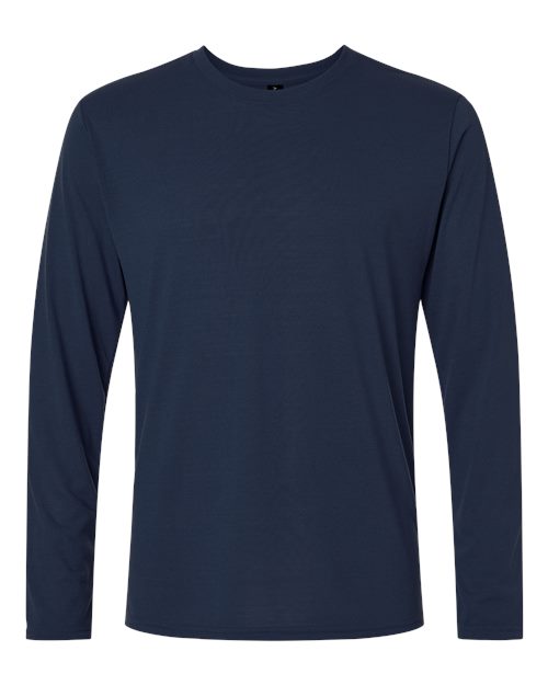Unisex Performance® Long Sleeve T-Shirt - Navy Front