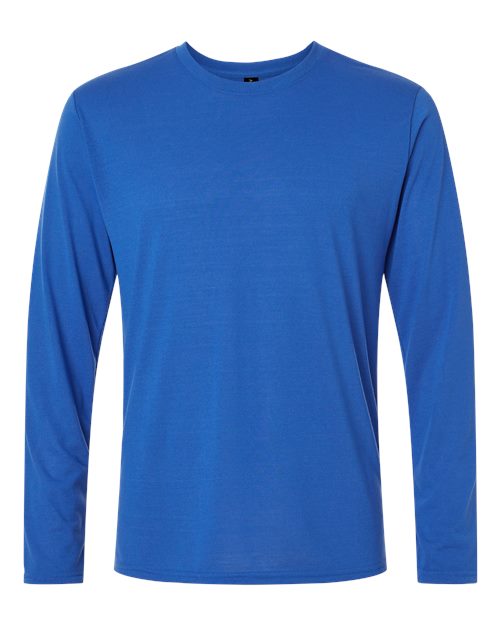 Unisex Performance® Long Sleeve T-Shirt - Royal Front