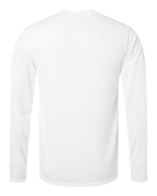 Unisex Performance® Long Sleeve T-Shirt - White Back