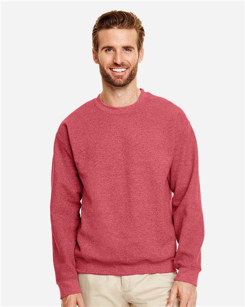 Unisex Heavy Blend™ Crewneck Sweatshirt - Neon Blue Front