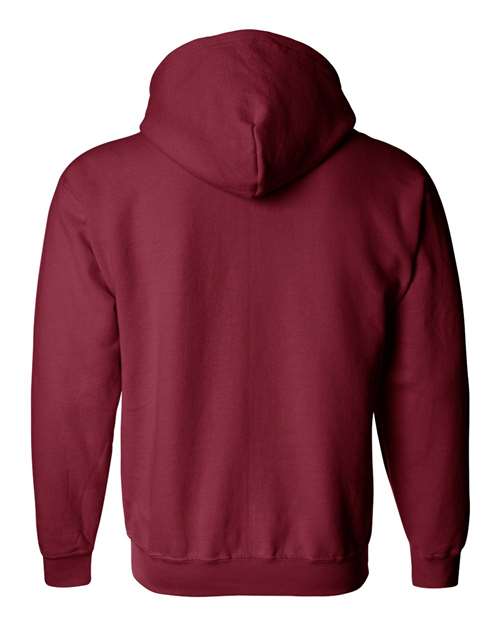 Unisex Heavy Blend™ Full-Zip Hooded Sweatshirt - Cardinal Red Back