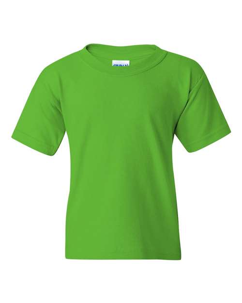 Gildan Youth Heavy Cotton™ T-Shirt - Electric Green Front