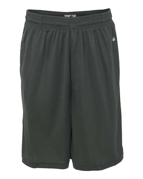 Men's B-Core 10" Shorts with Pockets - Graphite Front