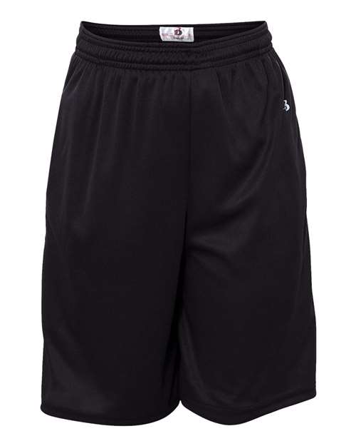 Youth B-Core Pocketed Shorts - Black Front