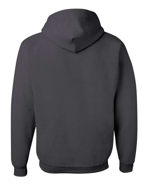 Unisex NuBlend® Hooded Sweatshirt - Charcoal Grey Back