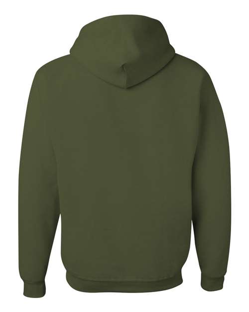 Unisex NuBlend® Hooded Sweatshirt - Military Green Back
