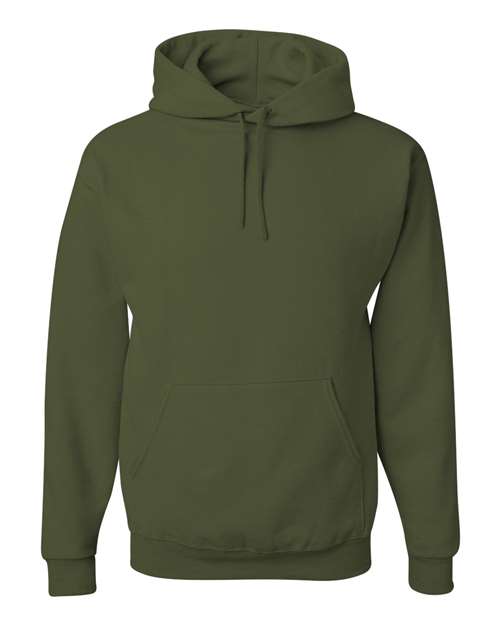 Unisex NuBlend® Hooded Sweatshirt - Military Green Front