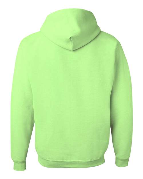 Unisex NuBlend® Hooded Sweatshirt - Neon Green Back