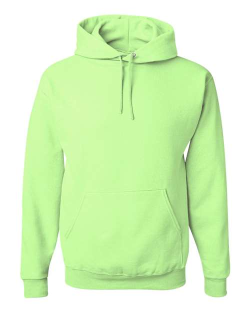 Unisex NuBlend® Hooded Sweatshirt - Neon Green Front