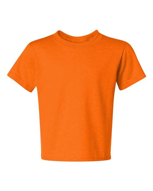 Youth Dri-Power® 50/50 T-Shirt - Safety Orange Front