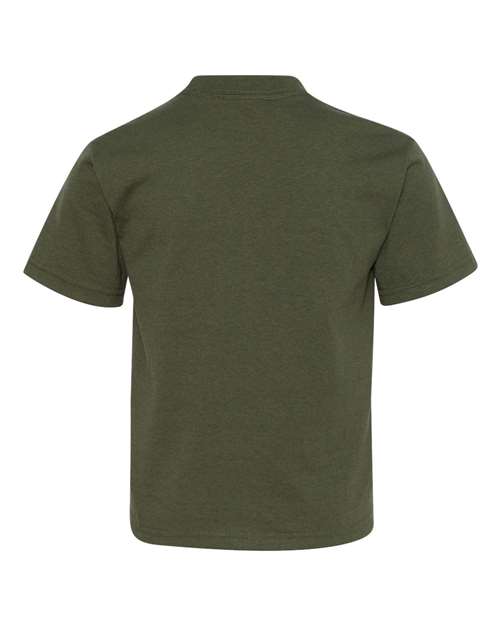 Youth Dri-Power® 50/50 T-Shirt - Military Green Back