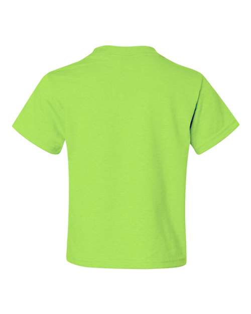 Youth Dri-Power® 50/50 T-Shirt - Neon Green Back