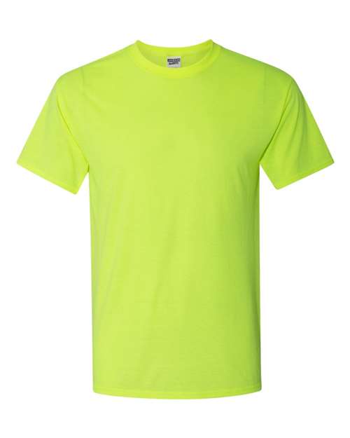 Unisex Dri-Power® Performance T-Shirt - Safety Green Front