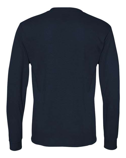 Unisex Dri-Power® Performance Long Sleeve T-Shirt - J. Navy Back