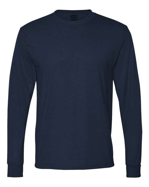 Unisex Dri-Power® Performance Long Sleeve T-Shirt - J. Navy Front