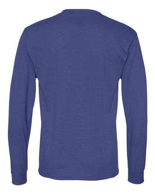 Unisex Dri-Power® Performance Long Sleeve T-Shirt - Royal Back
