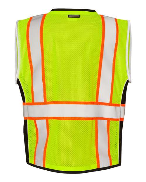 Unisex Premium Black Series® Heavy-Duty Vest - Lime Back