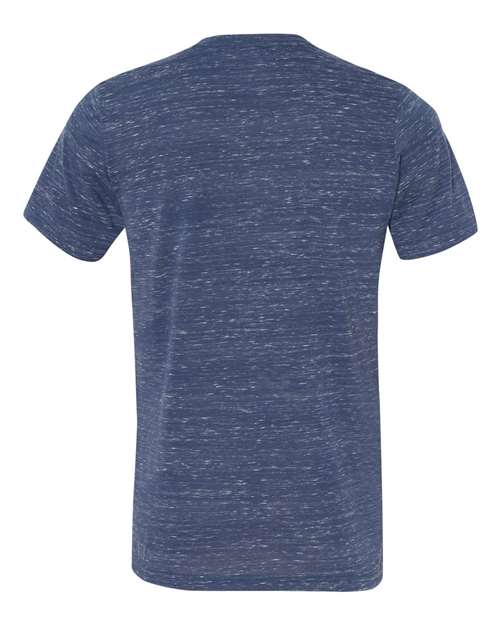 Unisex Texture Tee - Navy Marble Back