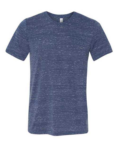 Unisex Texture Tee - Navy Marble Front