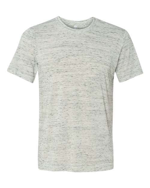Unisex Texture Tee - White Marble Front