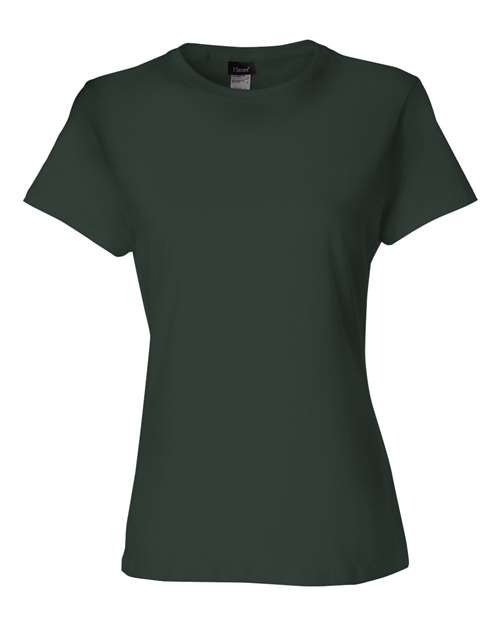 Hanes Women's Perfect-T T-Shirt - Deep Forest Front