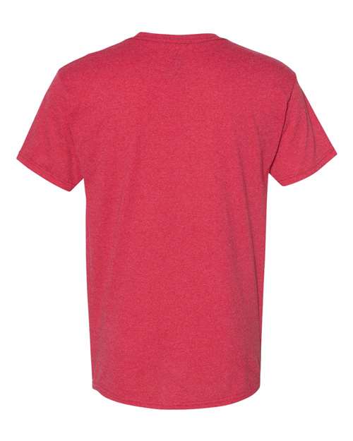 Unisex EcoSmart® T-Shirt - Heather Red Back