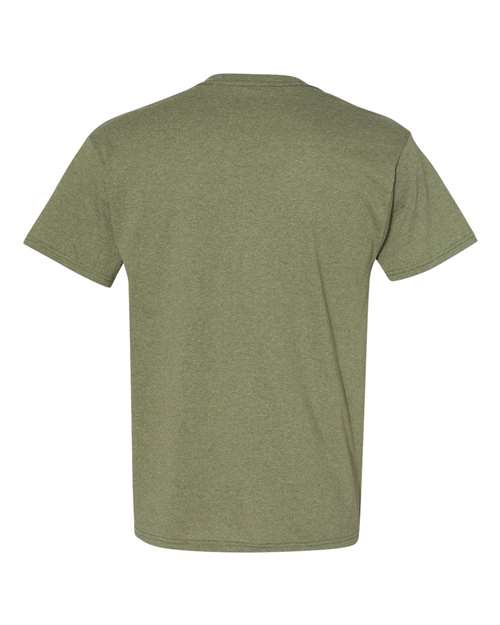 Unisex EcoSmart® T-Shirt - Heather Green Back