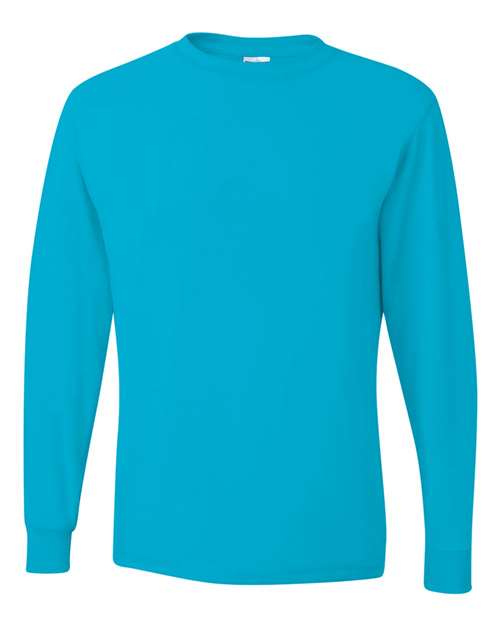 Unisex Dri-Power® Long Sleeve 50/50 T-Shirt - California Blue Front