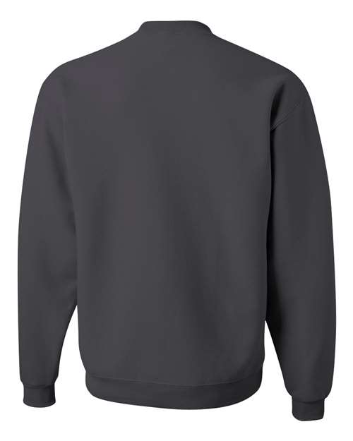 Unisex NuBlend® Crewneck Sweatshirt - Charcoal Grey Back