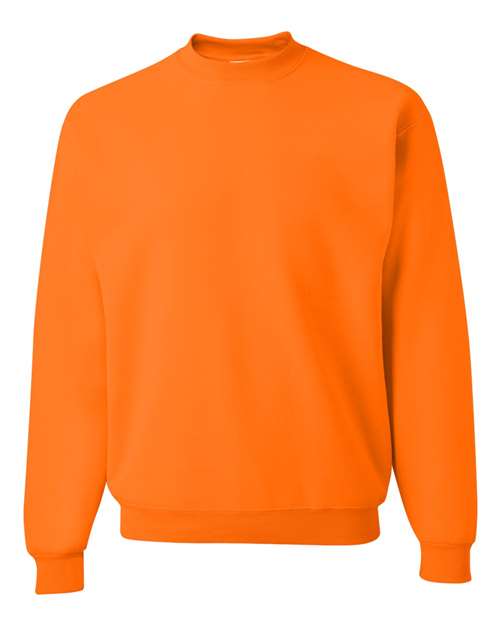 Unisex NuBlend® Crewneck Sweatshirt - Safety Orange Front