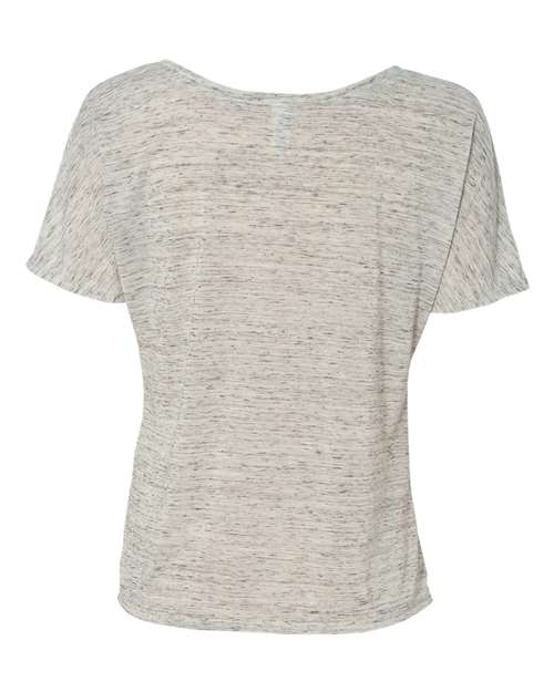 Women’s Slouchy Tee - White Marble Back