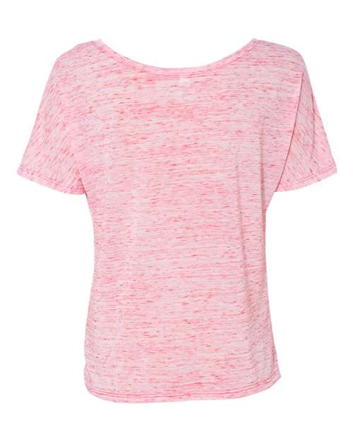 Women’s Slouchy Tee - Red Marble Back