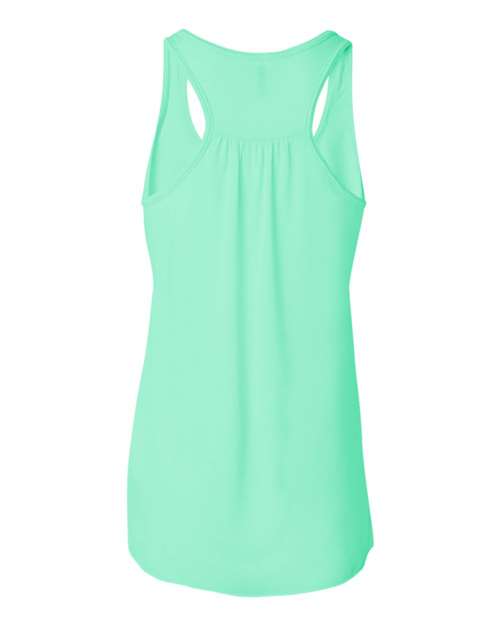 Women's Flowy Racerback Tank - Mint Back