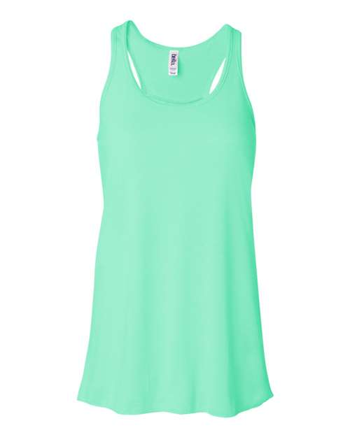 Women's Flowy Racerback Tank - Mint Front