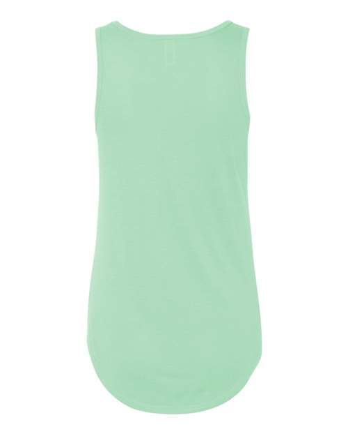 Women's Flowy V-Neck Tank - Mint Back