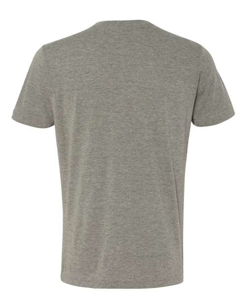 Men's Henley - Grey Triblend Back
